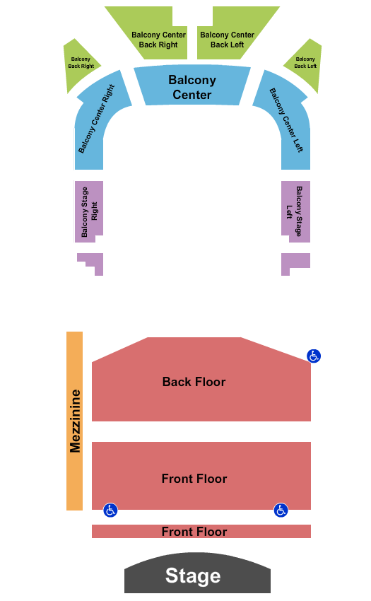 Alok Revolution Hall - Portland Seating Chart