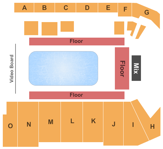 Bonnetts Energy Arena at Bonnetts Energy Centre Ice Age on Ice Seating Chart