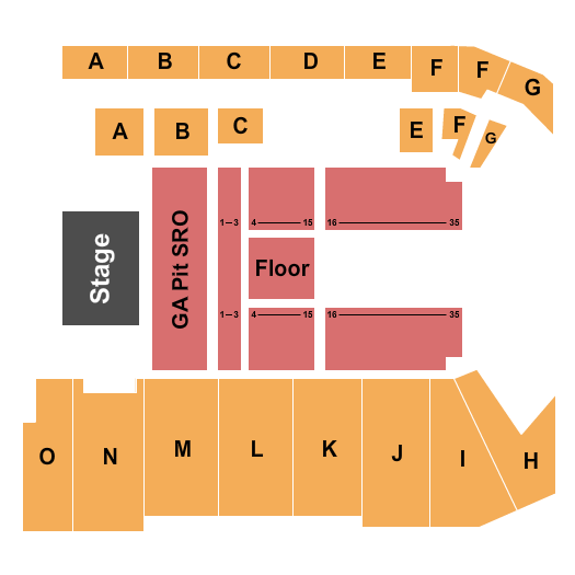 Revolution Place Seating Chart