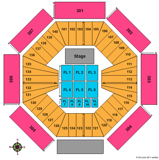 Sobeys Stadium End Stage Seating Chart