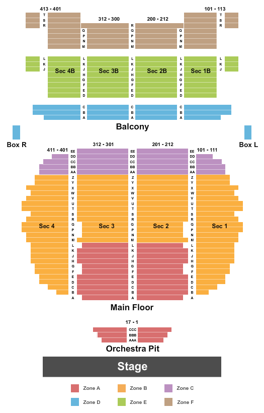 Rialto Square Theatre Seating Chart & Maps Joliet