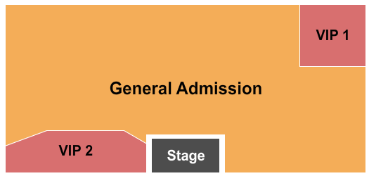 Ribbon Town Ballroom At Four Winds Casino South Bend GA & VIP 1/2 Seating Chart