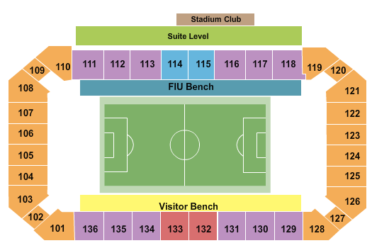 FIU Football Stadium Soccer Seating Chart