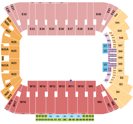 Rice Eccles Stadium Open Floor Seating Chart