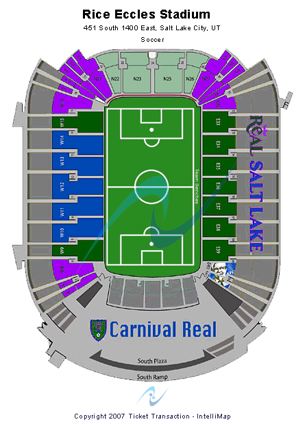 Rice Eccles Stadium Soccer Seating Chart