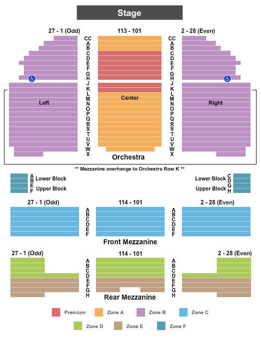 Richard Rodgers Theater Hamilton Seating Chart