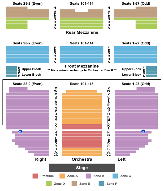 Ticketnetwork Seats And Suites Richard Rogers Seating Chart