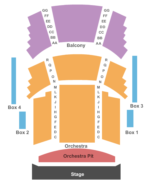 Richmond Hill Centre For The Performing Arts End Stage Seating Chart