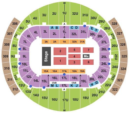 Richmond Coliseum Bob Dylan Seating Chart