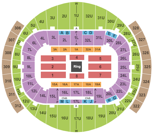 Richmond Coliseum Center Stage Seating Chart