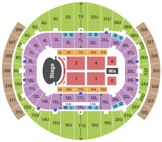 Richmond Coliseum Garth Brooks Seating Chart