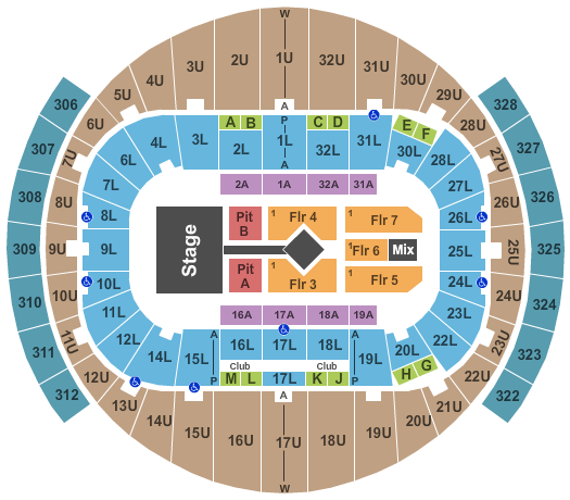 Richmond Coliseum Luke Bryan Seating Chart