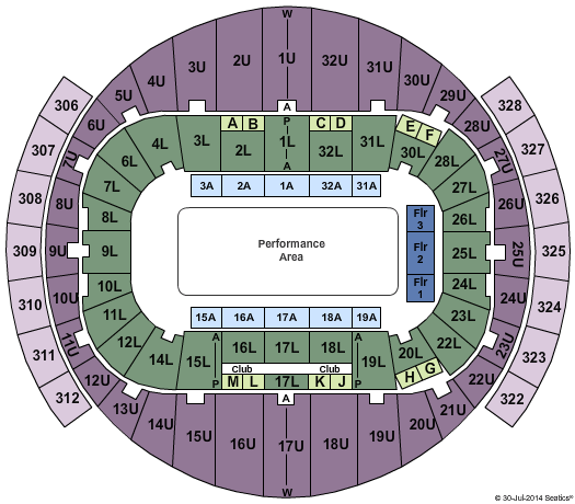 Richmond Coliseum Marvel Universe Seating Chart