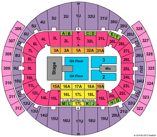 Richmond Coliseum Zac Brown Band Seating Chart