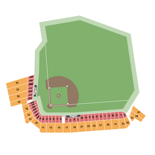 Rickwood Field Baseball Seating Chart
