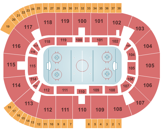 Jogo de hockey - Marlies x Rapid Griffins - Ricoh Coliseum