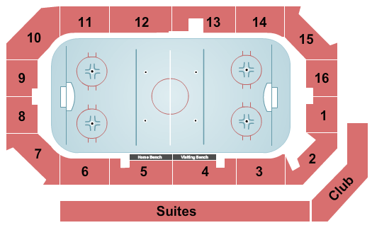 Ridder Arena Hockey Seating Chart