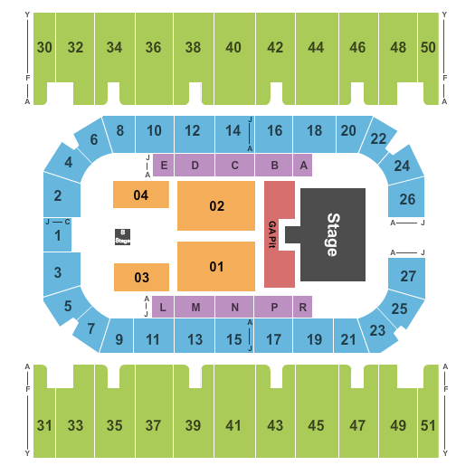 First Interstate Arena Dierks Bentley 2022 Seating Chart