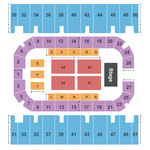 First Interstate Arena Standard Seating Chart