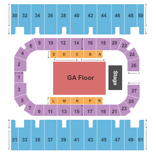First Interstate Arena Five Finger Death Punch Seating Chart