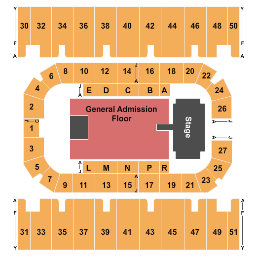 First Interstate Arena Foo Fighters Seating Chart
