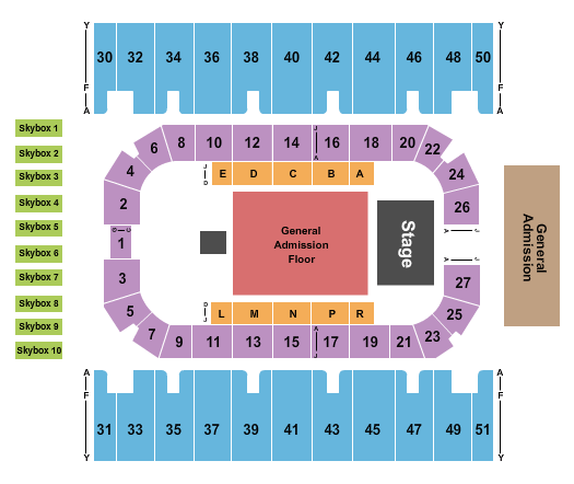First Interstate Arena Shinedown & Godsmack Seating Chart