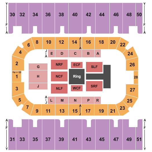 First Interstate Arena WWE-2 Seating Chart