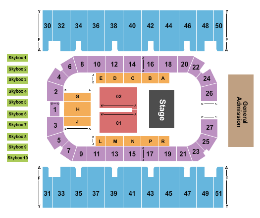 First Interstate Arena Weird Al Seating Chart