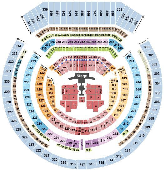 Oakland Coliseum Tomorrow X Together Seating Chart