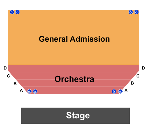 Ritz Theatre - FL Endstage GA 2 Seating Chart