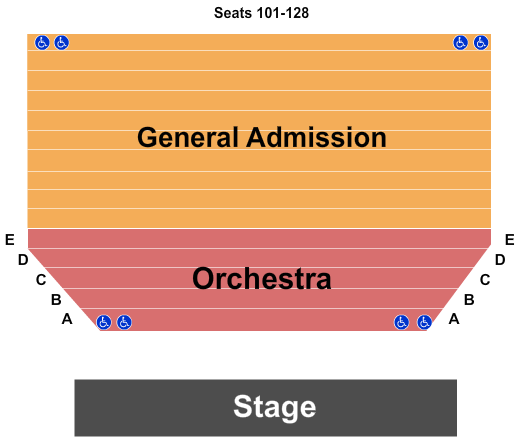 Ritz Theatre - FL Endstage GA Seating Chart