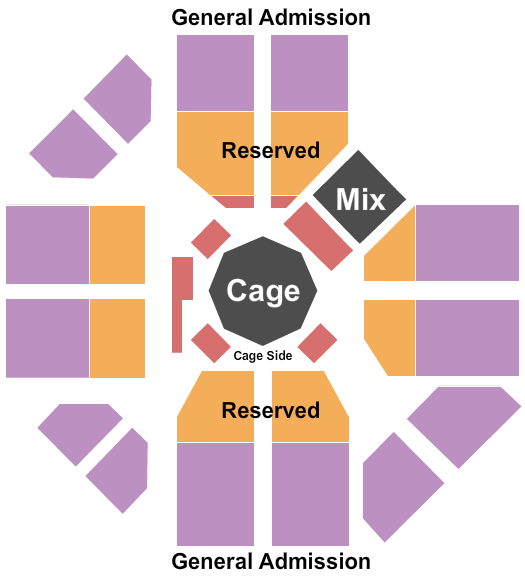 River Center - Great Hall WWE Seating Chart