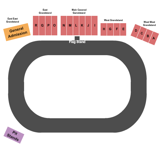 River Cities Speedway Racing Seating Chart