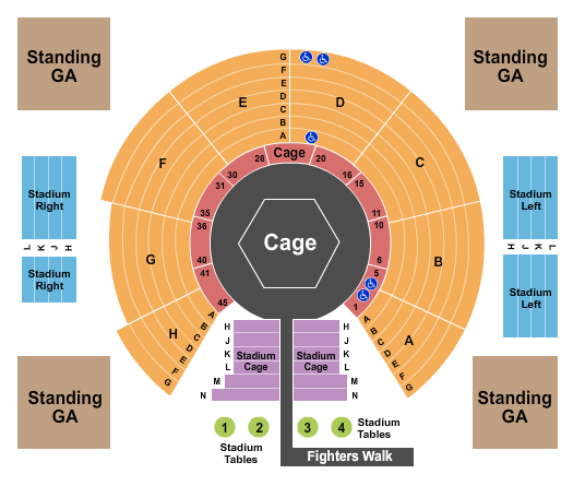 River Park Center Seating Chart