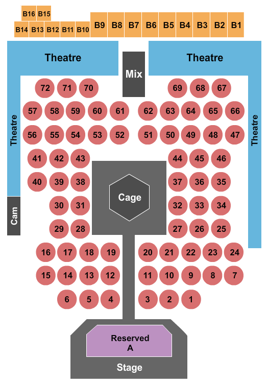 River Cree Casino MMA 2 Seating Chart