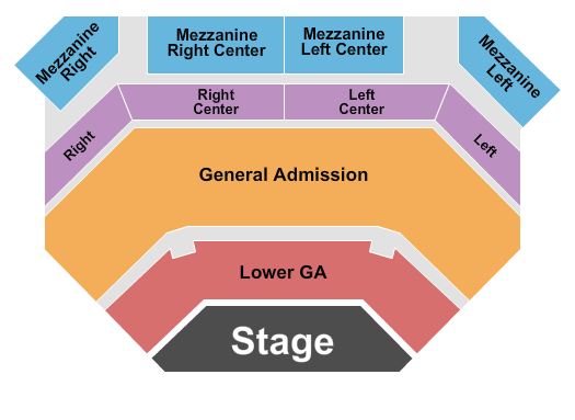 River Rock Casino Resort Rsvd/GA & Lower GA Seating Chart