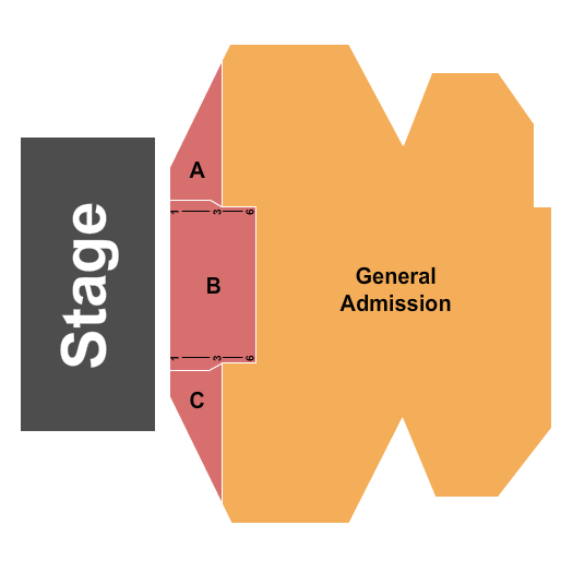 Riverdome At Horseshoe Casino RSV & GA Seating Chart