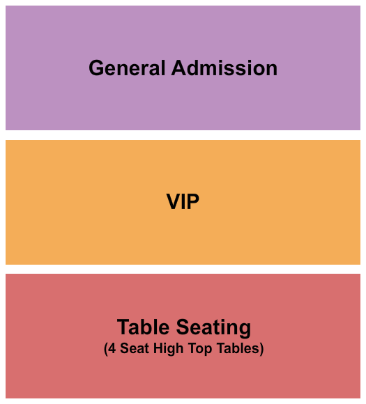 Riverfront Live GA/VIP/Table Seating Chart