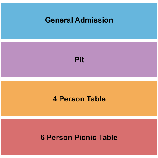 Riverfront Live GA/Pit/Tables Seating Chart