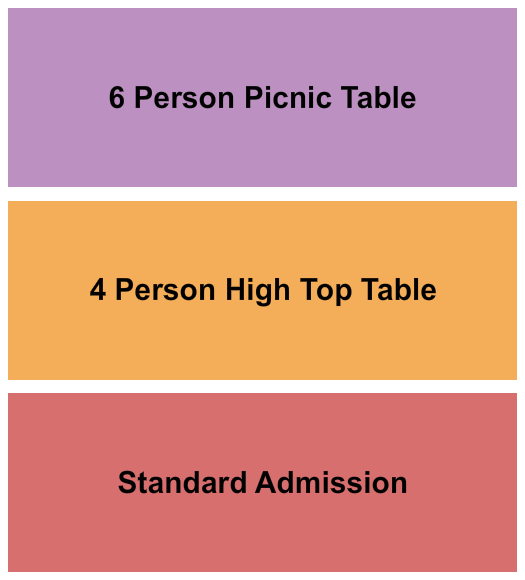 Riverfront Live Standard/Table Seating Chart