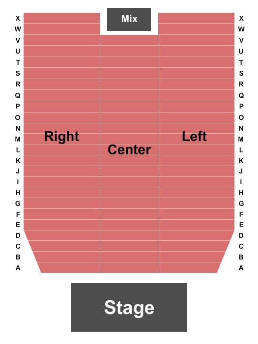 Rivers Casino - Philadelphia Seating Chart