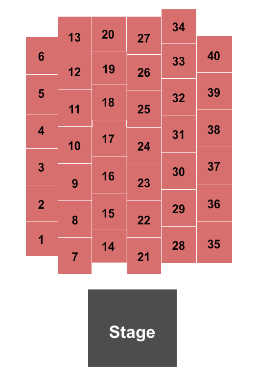 Rivers Casino - Philadelphia Endstage Tables 2 Seating Chart