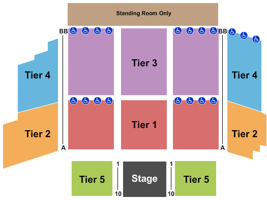 Rivers Casino Event Center Seating Chart