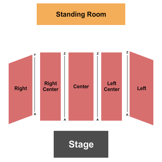 Rivers Casino Event Center at The Rivers Casino - Pittsburgh Endstage 4 Seating Chart