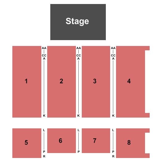 Rivers Casino Portsmouth Event Center Endstage 2 Seating Chart