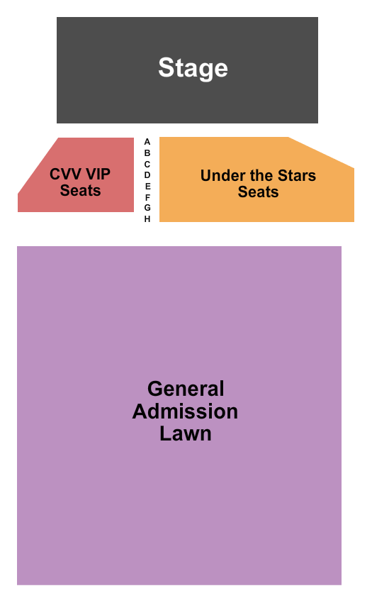 River's Event Center - Wildhorse Resort & Casino Endstage 2 Seating Chart