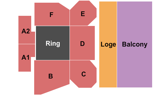 Riverside Municipal Auditorium WWE NXT Live Seating Chart