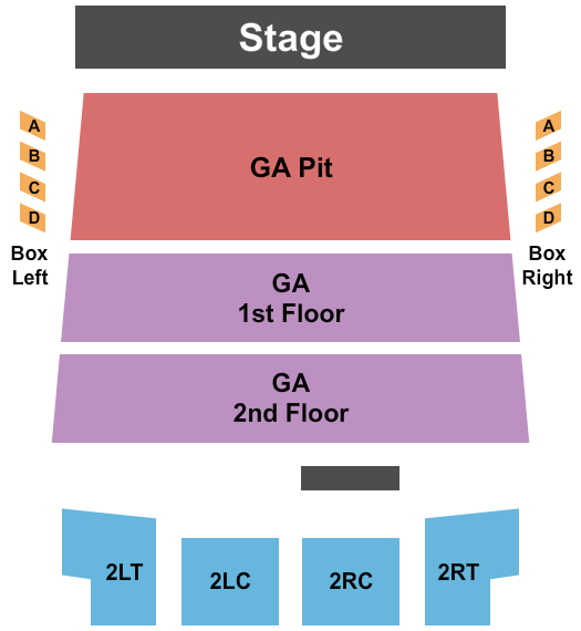 seating chart for Riverside Theater - WI - Endstage GA Floors - eventticketscenter.com