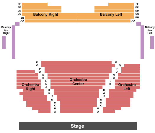 Riverside Theatre - FL Seating Map