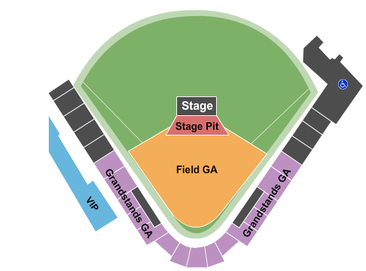 Rivets Stadium Justin Moore Seating Chart